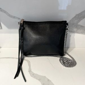 Rebecca Minkoff black leather crossbody. NWOT